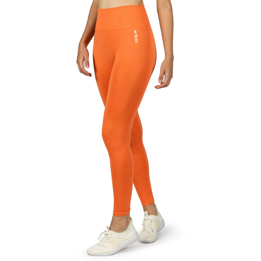 GSA 1721207001 WMN AERO SEAMLESS LEGGINGS 7/8-PEACH ΠΟΡΤΟΚΑΛΙ