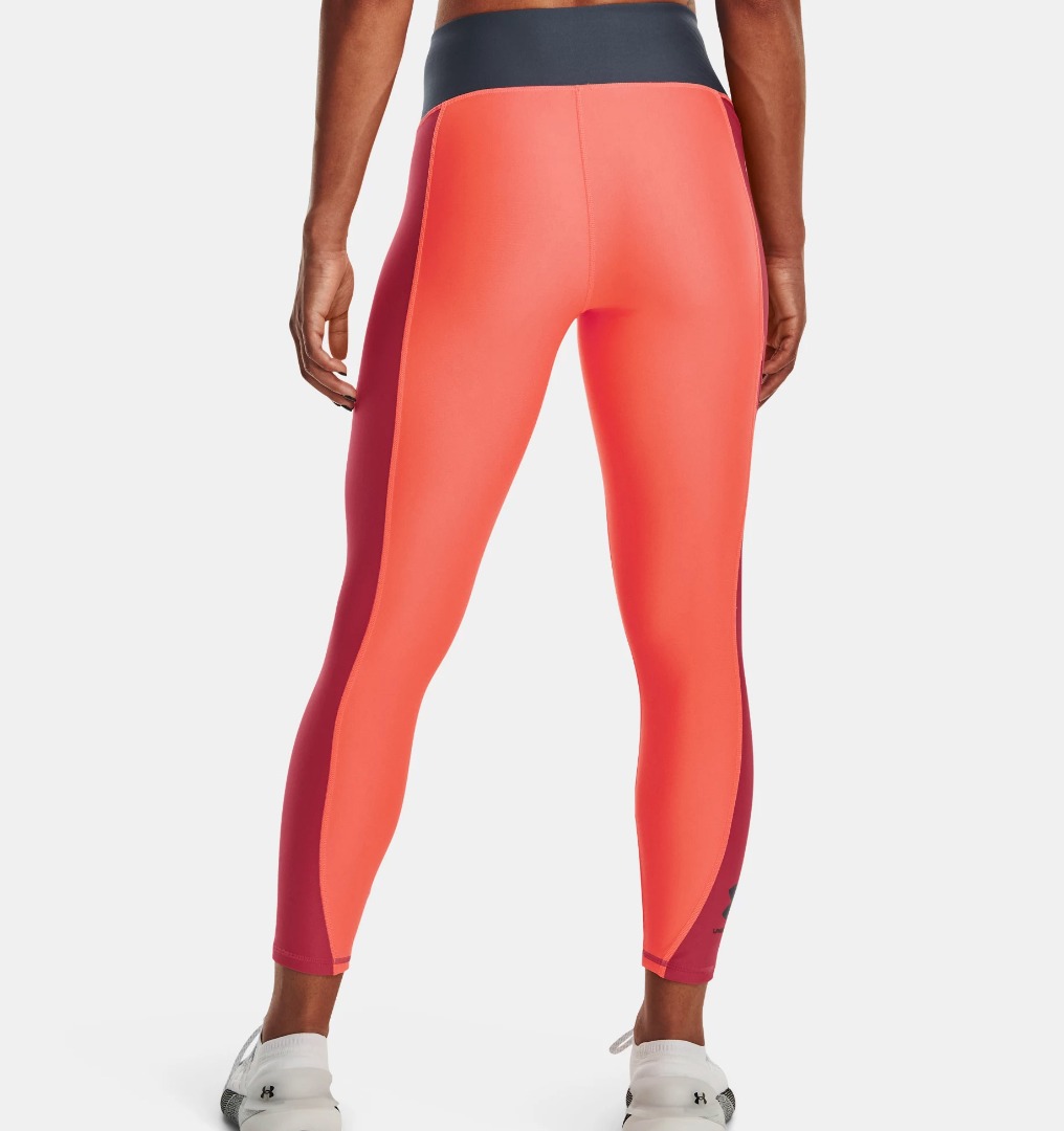 UNDER ARMOUR ARMOUR BLOCKED ANKLE LEGGING 1377091-877 Κόκκινο φωτογραφία