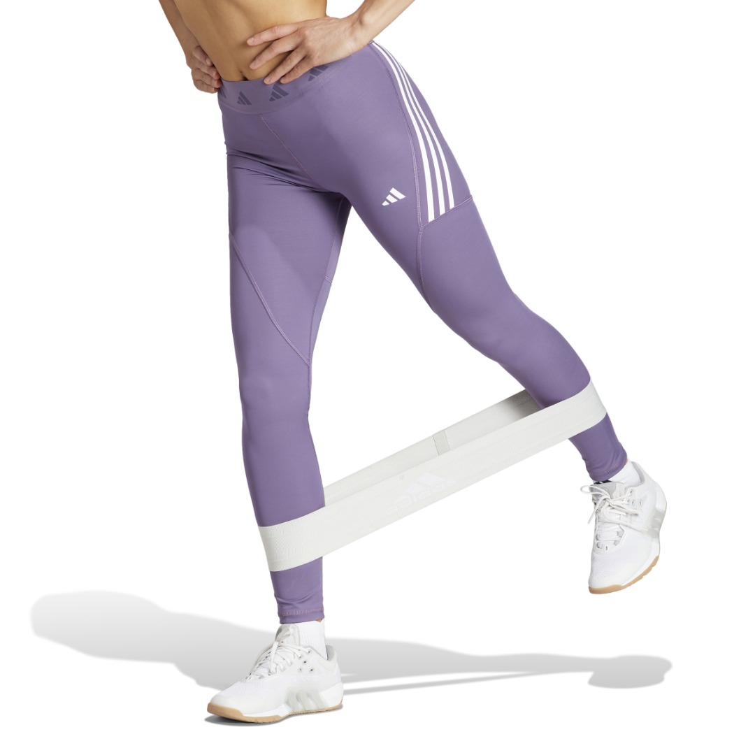 purple adidas tights