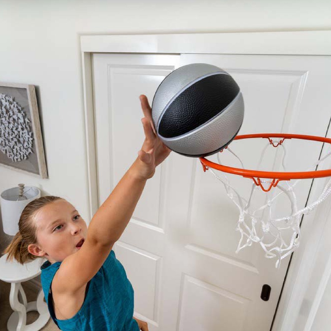 SKLZ PRO MINI HOOP SWISH FOAM BALLS 5 BLACK SILVER 10840 Πολύχρωμο φωτογραφία