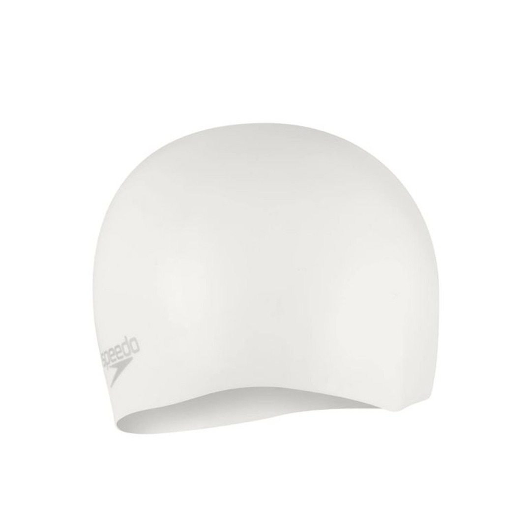 SPEEDO PLAIN MOULDED SILICONE CAP 8-7098417614 Λευκό φωτογραφία