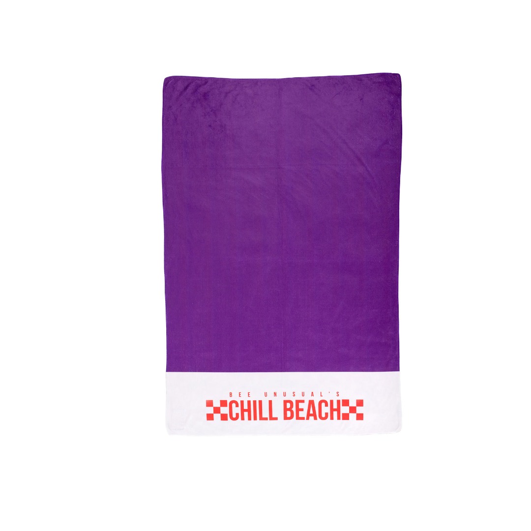 BEE UNUSUAL FLOWERS BEACH TOWEL ASW-240022-MULTICOLOR Πολύχρωμο φωτογραφία