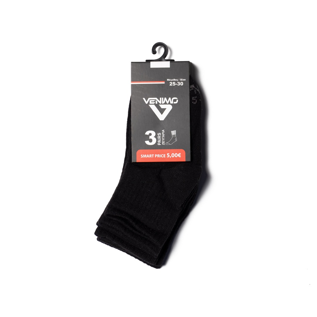 Venimo VENIMO HALF 3PP 324KSK-504-071 Μαύρο