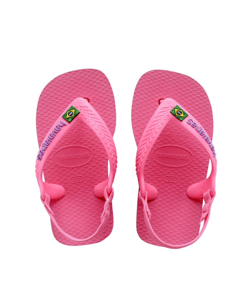 HAVAIANAS HAV. BABY BRASIL LOGO II 4140577-0129 Ροζ