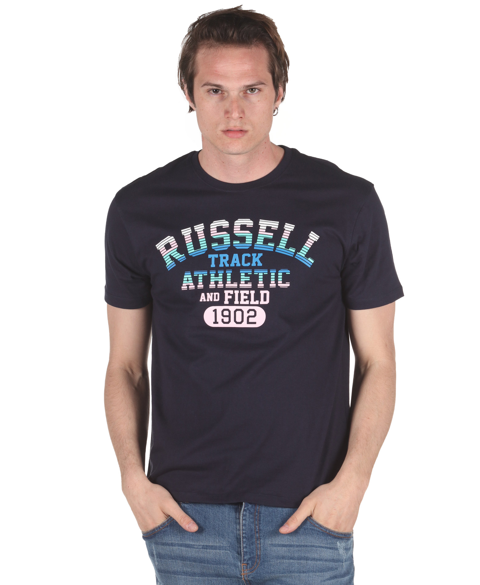 Russell Athletic MEN'S TEE A0-065-1-190 Μπλε