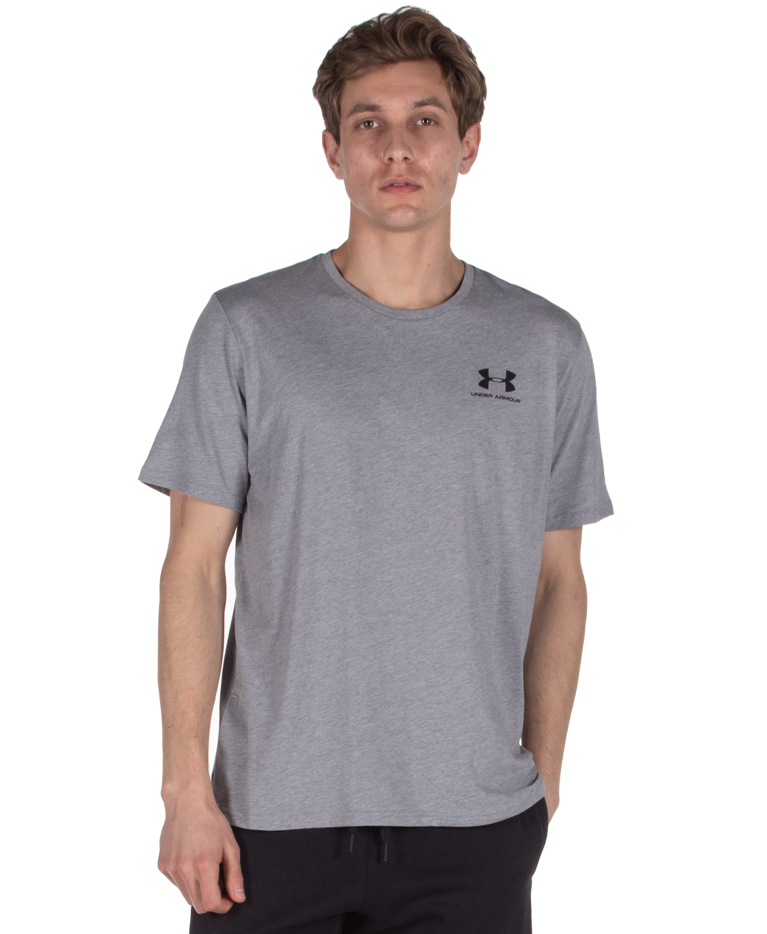 UNDER ARMOUR SPORTSTYLE LEFT CHEST SS 1326799-036 Γκρί