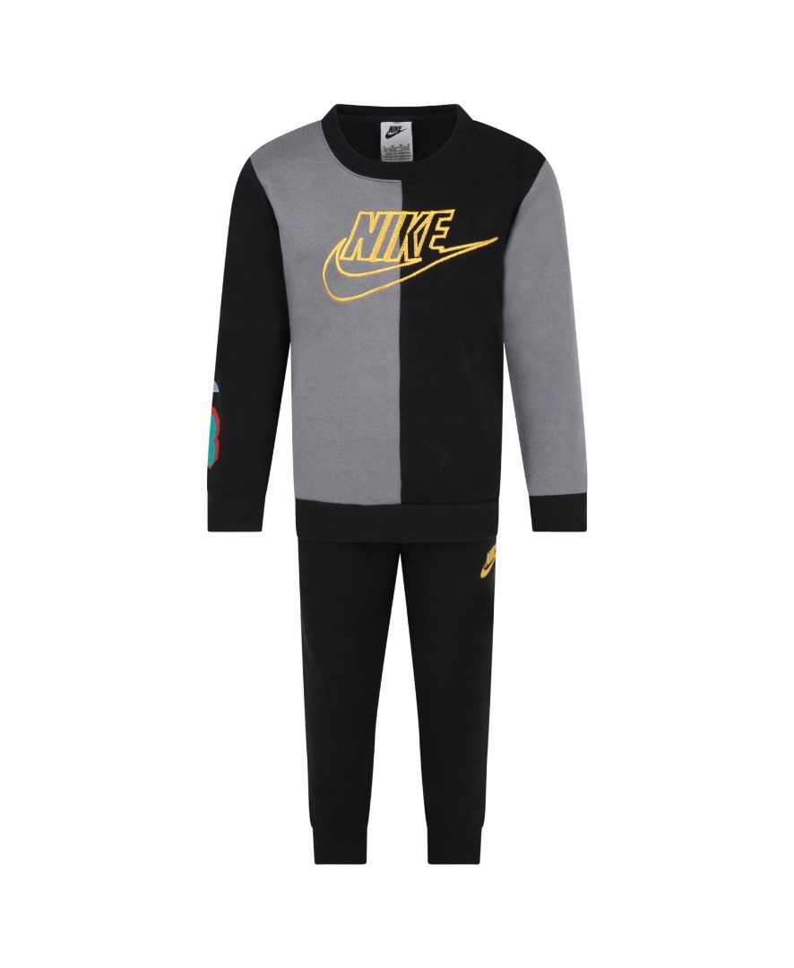 Nike NIKE B NSW AMPLIFY CREW JOGGER SET 86K054-023 Μαύρο