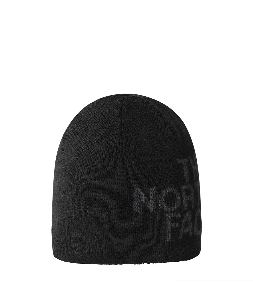 The North Face THE NORTH FACE REVERSIBLE TNF BANNER BEANIE NF00AKNDKT0-KT0 Μαύρο